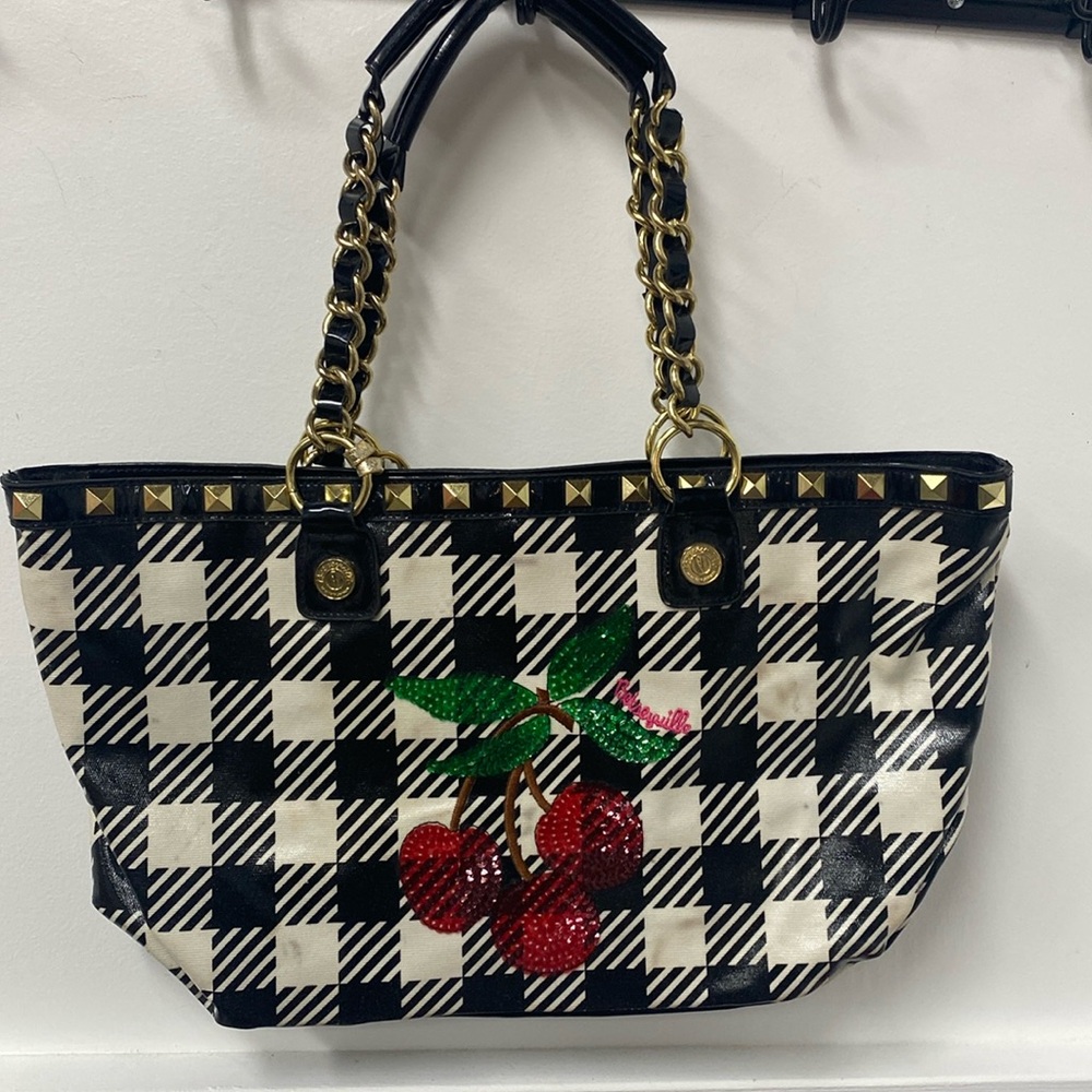Betseyville by Betsey Johnson sequin cherry bag